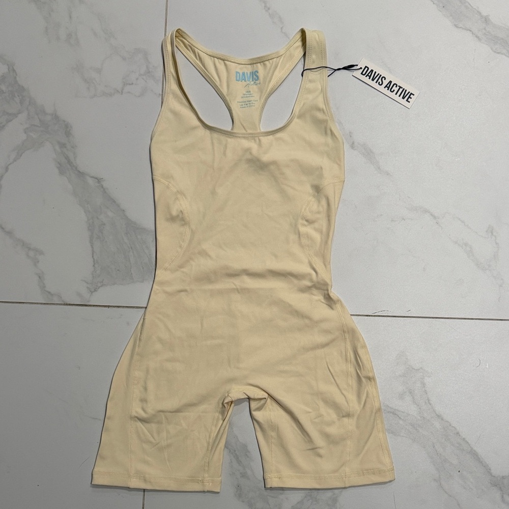 Davis Active Cream Romper